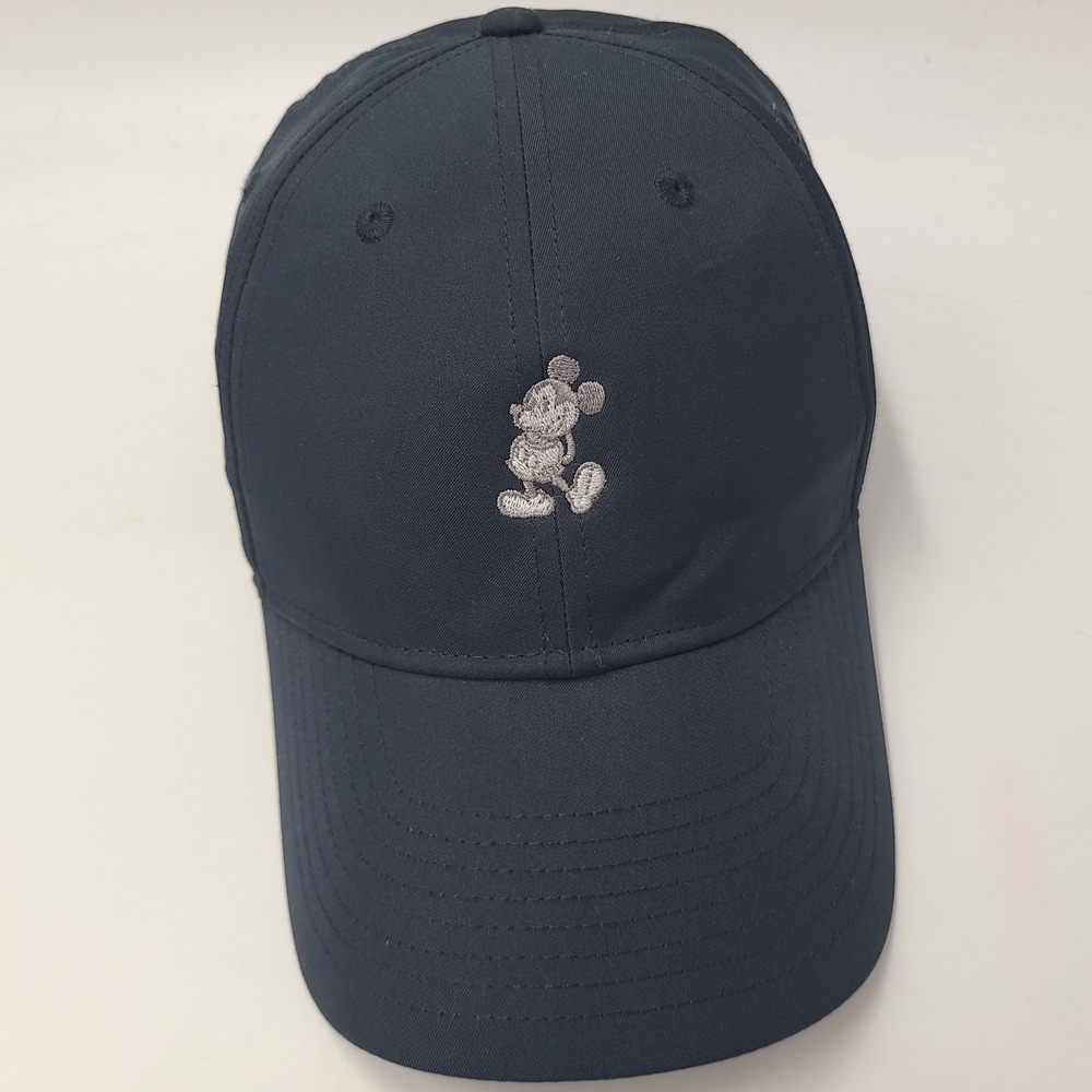 Nike Hat Strapback Black White Disney Mickey Mouse Club Cap Dri-Fit Swoosh Men